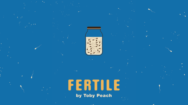 illustration of sperm in a jar