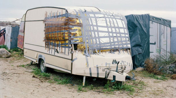 photo of a caravan